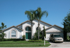 Our rental house in Kissimmee. 